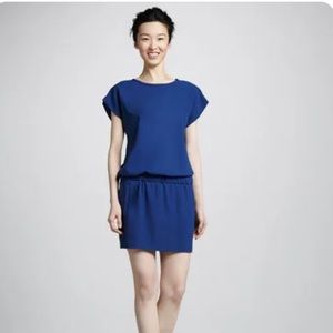 DVF mini drop waist dress size 6, Tara cap sleeve drop waist dress.